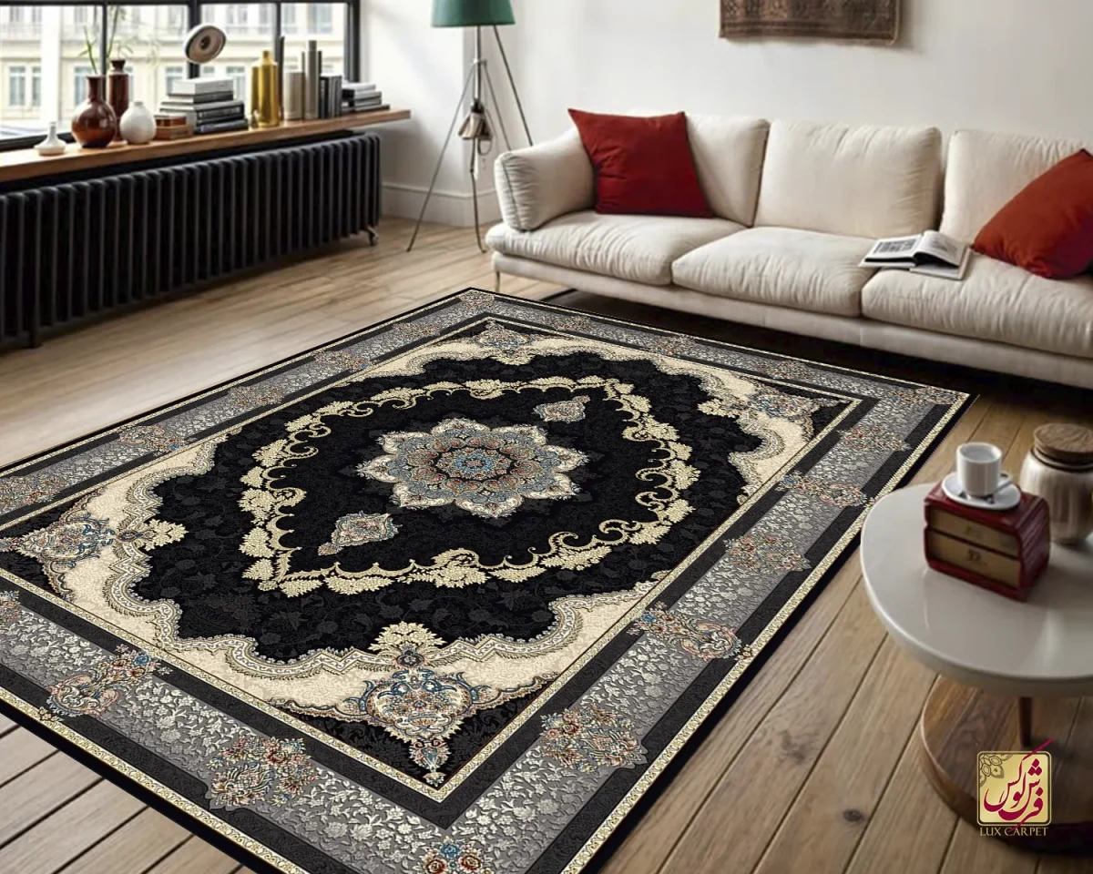 SORMEI-4 فرش کلاسیک رنگ سرمه ای