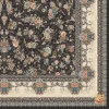 فرش کلاسیک 7001 ذغالی کرم - تصویر 3