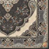 فرش کلاسیک 7005 ذغالی طوسی - تصویر 3
