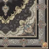 فرش کلاسیک 6027 ذغالی - تصویر 3