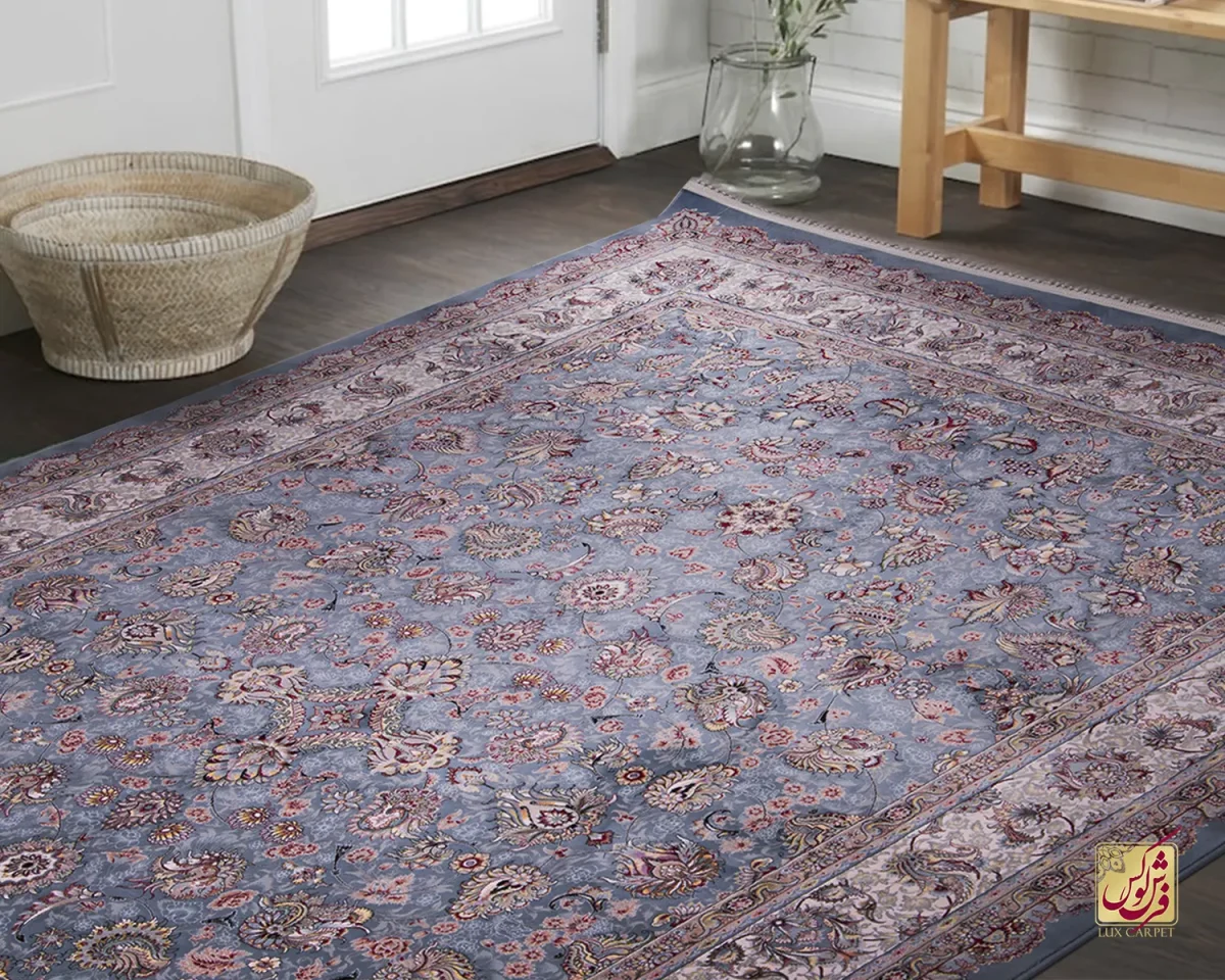 atlasi1211-8 فرش ابریشم ماشینی ۱۲۱۱ اطلسی
