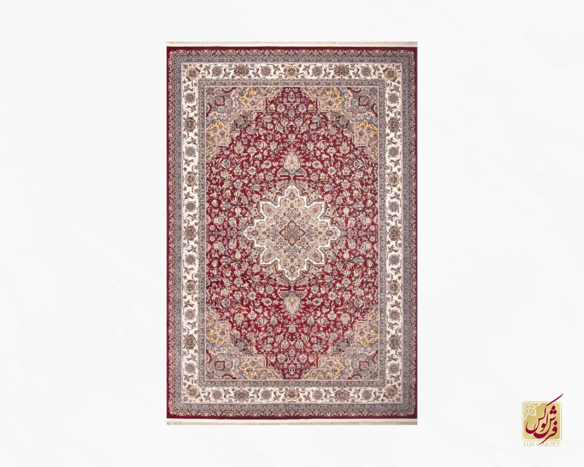 فرش ابریشم ماشینی ۱۲۱۷ لاکی