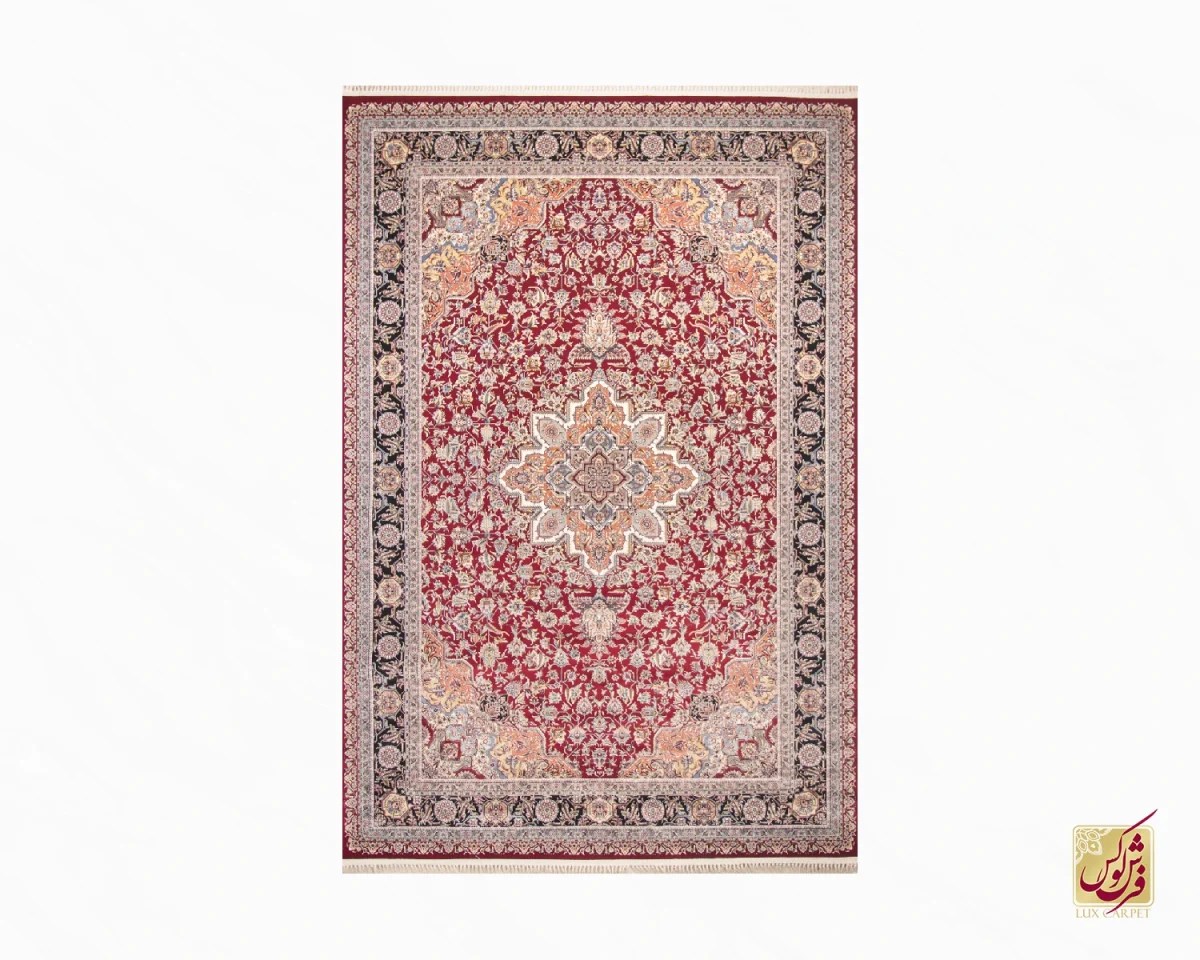 فرش ابریشم ماشینی ۱۲۵۵ لاکی