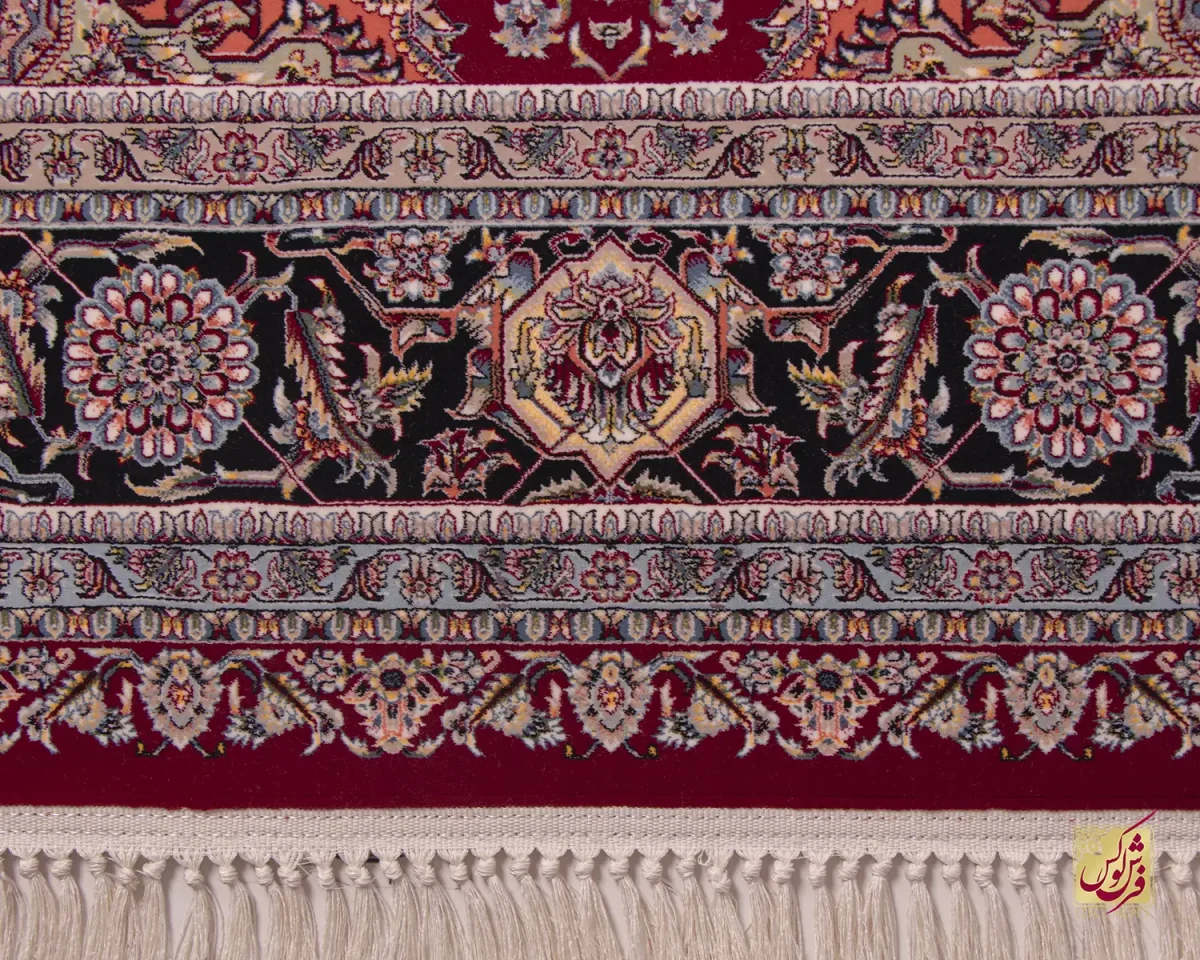 فرش ابریشم ماشینی ۱۲۵۵ لاکی