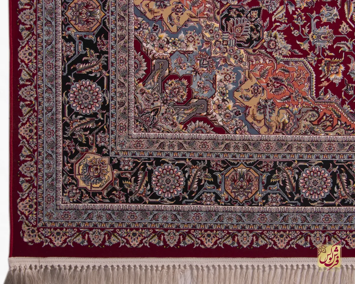 فرش ابریشم ماشینی ۱۲۵۵ لاکی