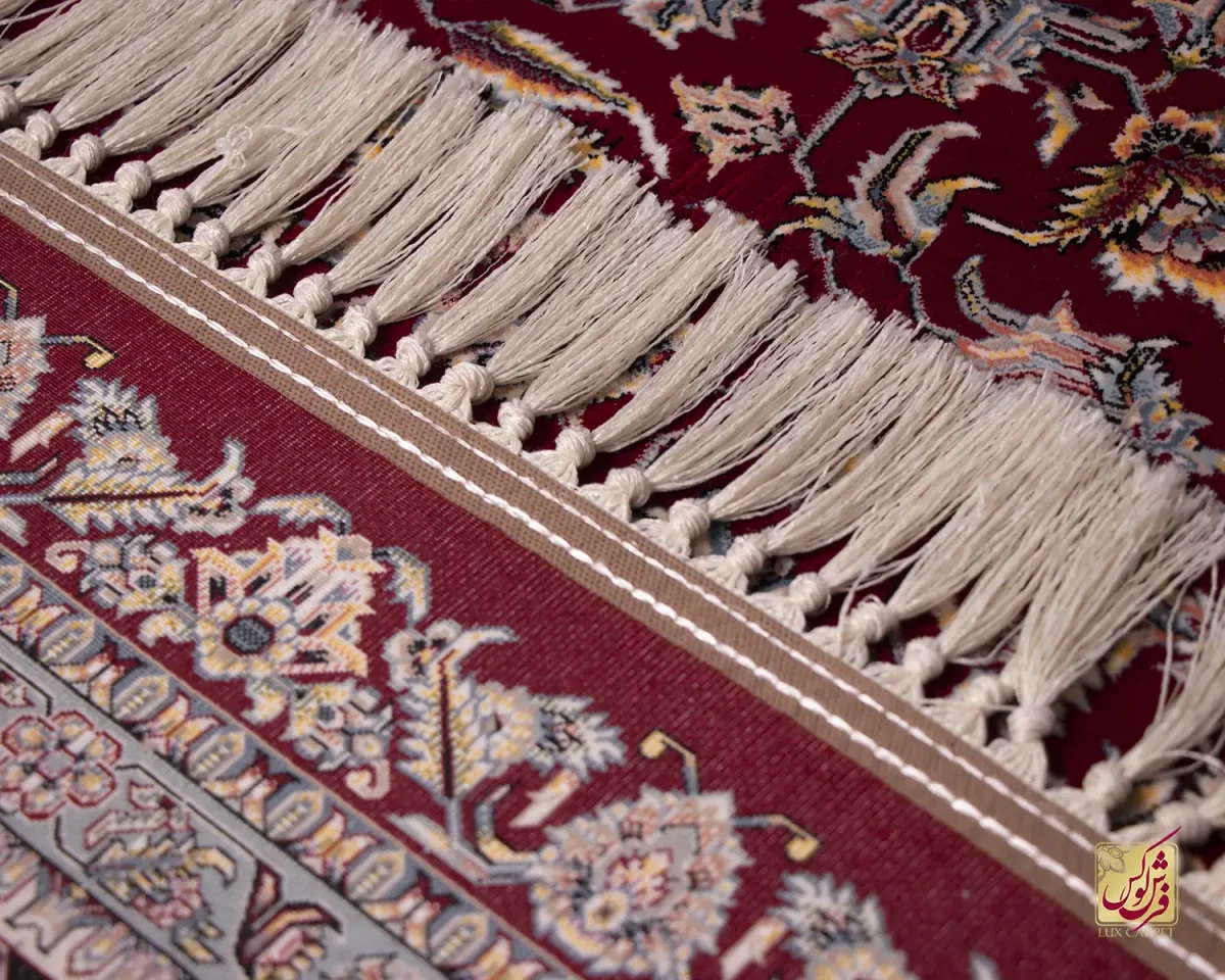 فرش ابریشم ماشینی ۱۲۵۵ لاکی