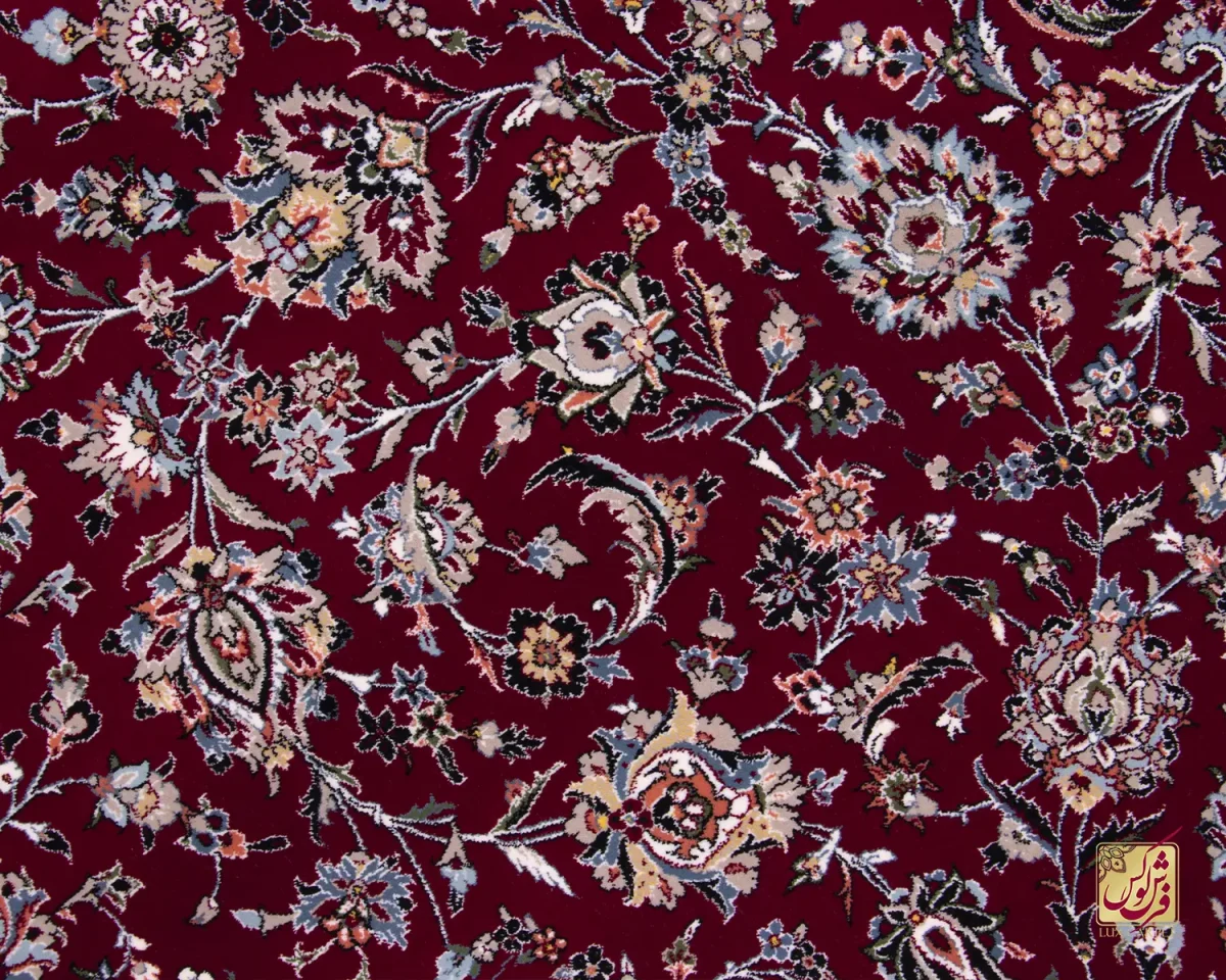 فرش ابریشم ماشینی ۱۲۶۲ لاکی