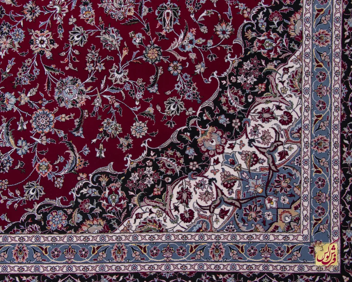 فرش ابریشم ماشینی ۱۲۶۲ لاکی