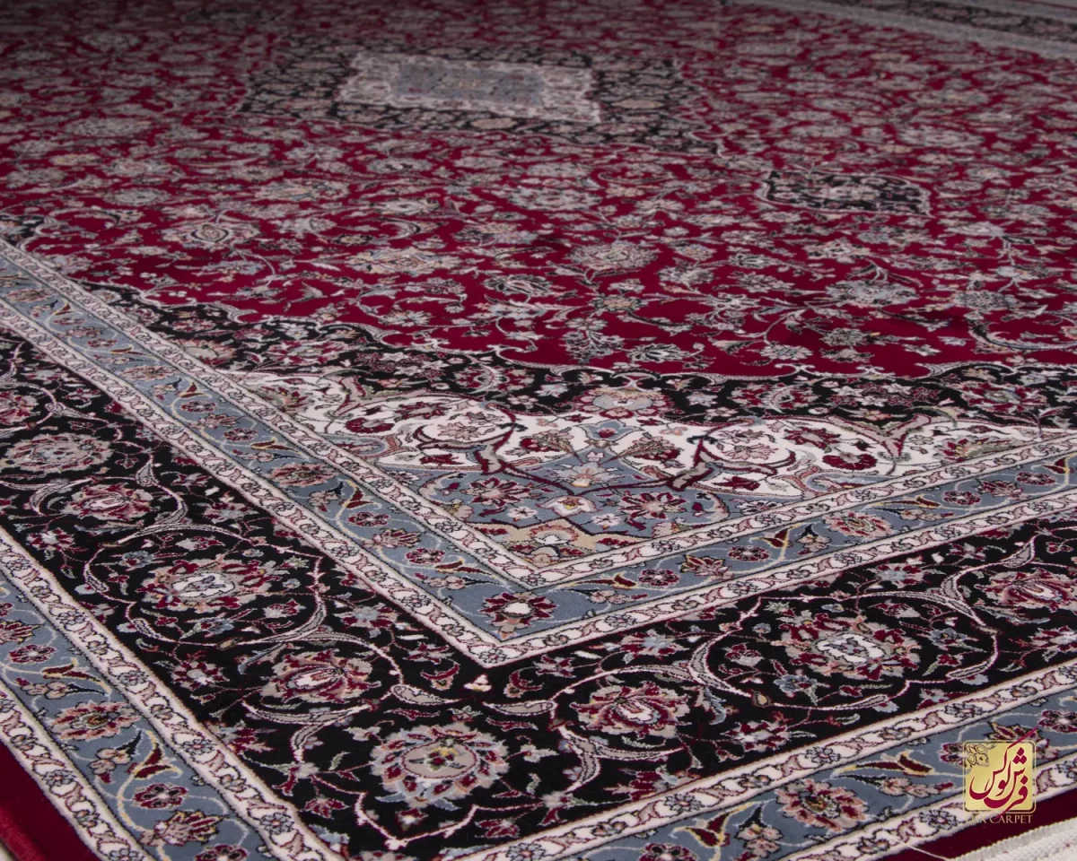 فرش ابریشم ماشینی ۱۲۶۲ لاکی