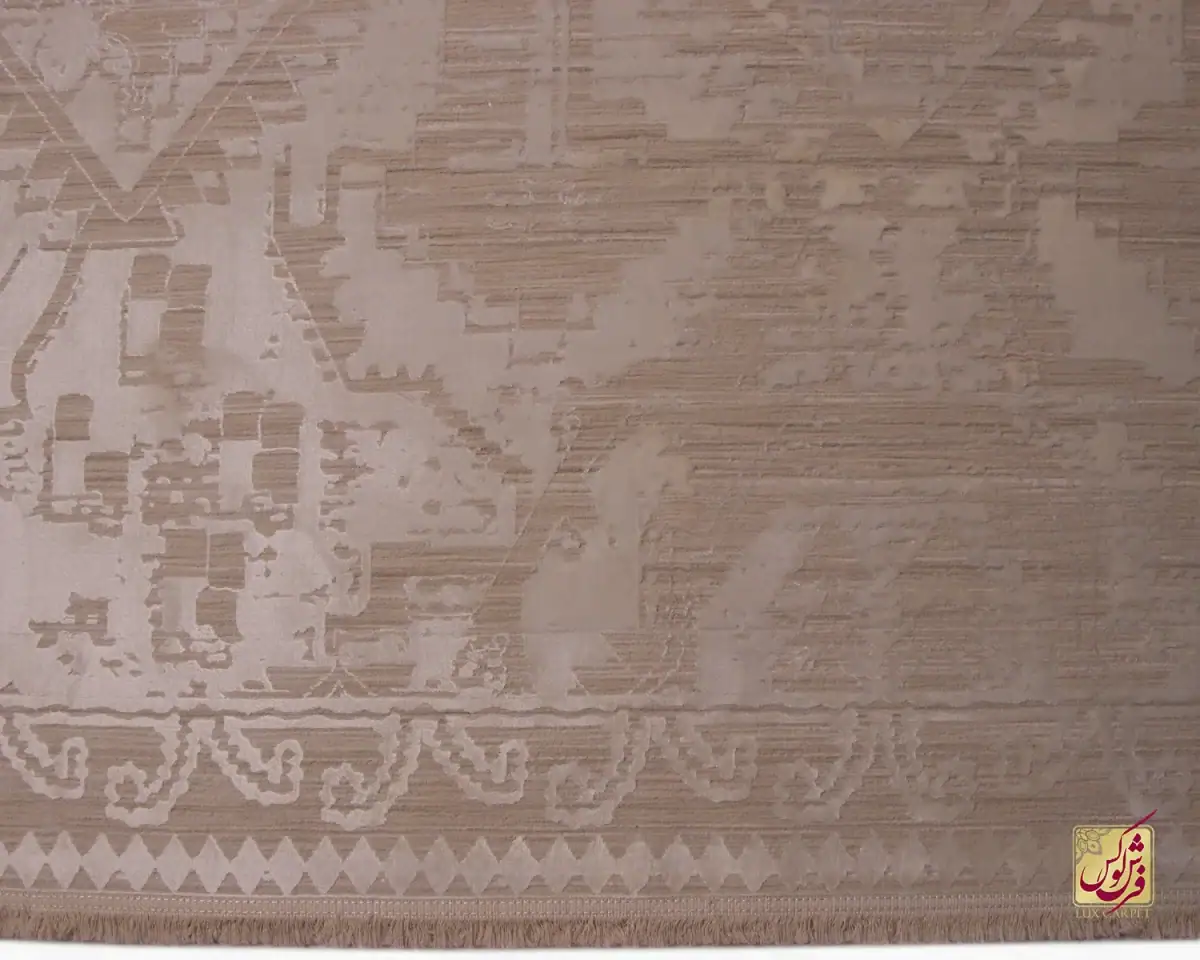 فرش وینتیج m55 کرم نسکافه‌ای - تصویر 5