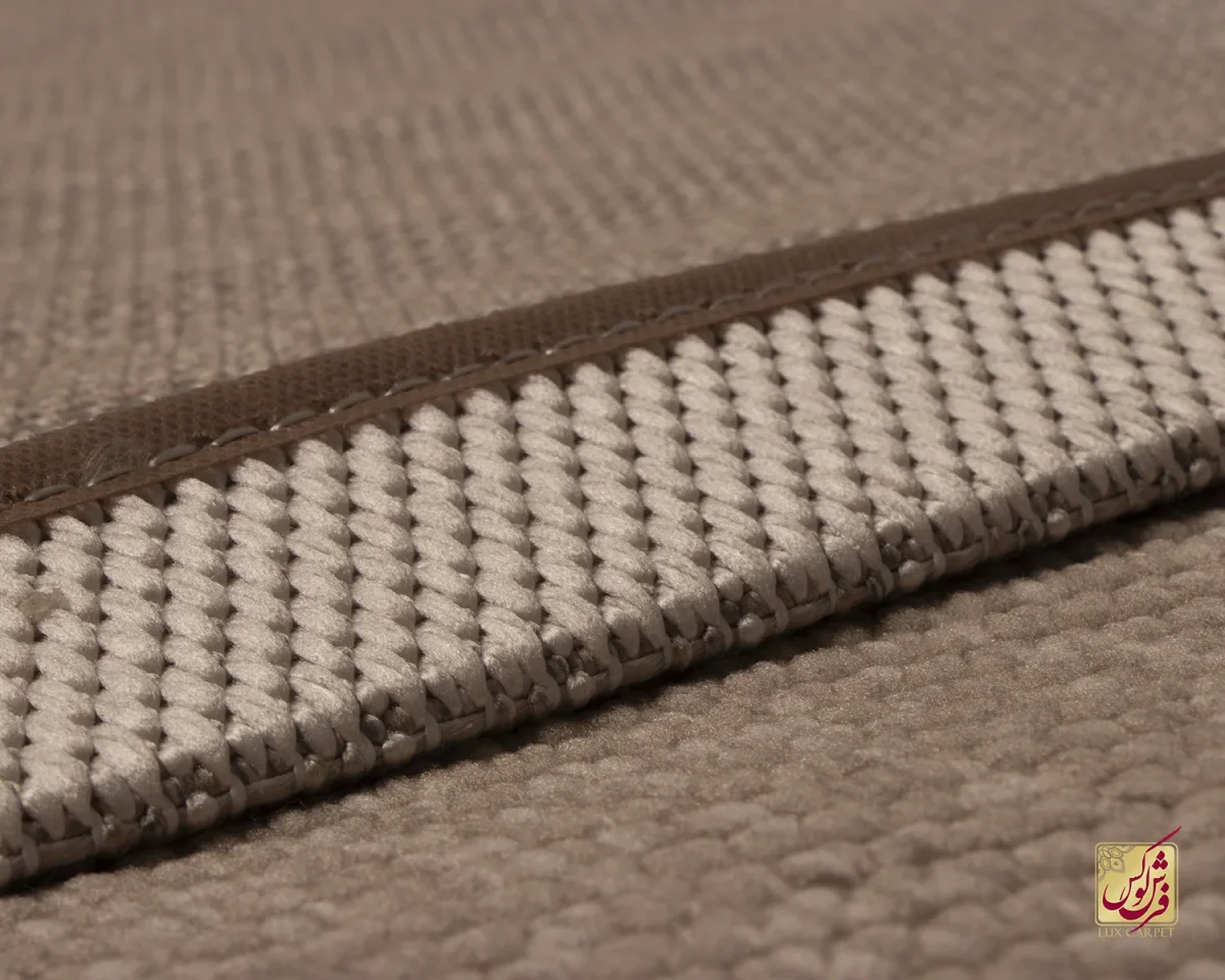 فرش مینیمال be1136 کرم نسکافه‌ای - تصویر 8