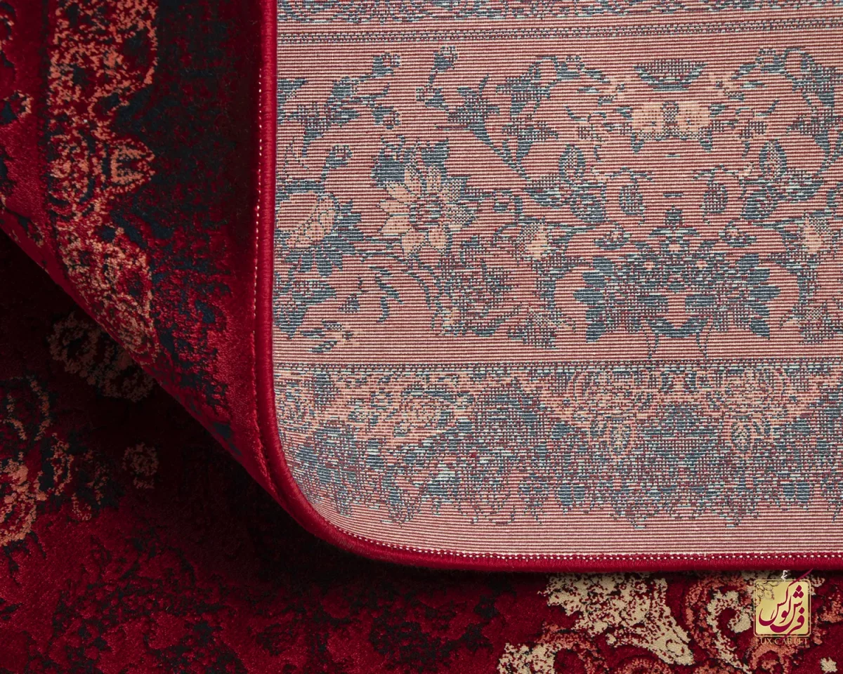 فرش وینتیج 221 لاکی سرمه‌ای - تصویر 11