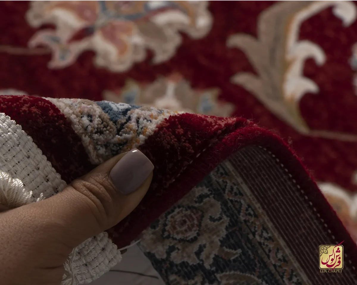 فرش وینتیج 223 لاکی کرم - تصویر 10