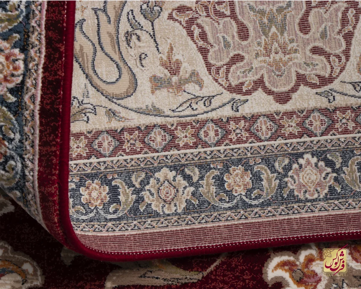 فرش وینتیج 223 لاکی کرم - تصویر 9