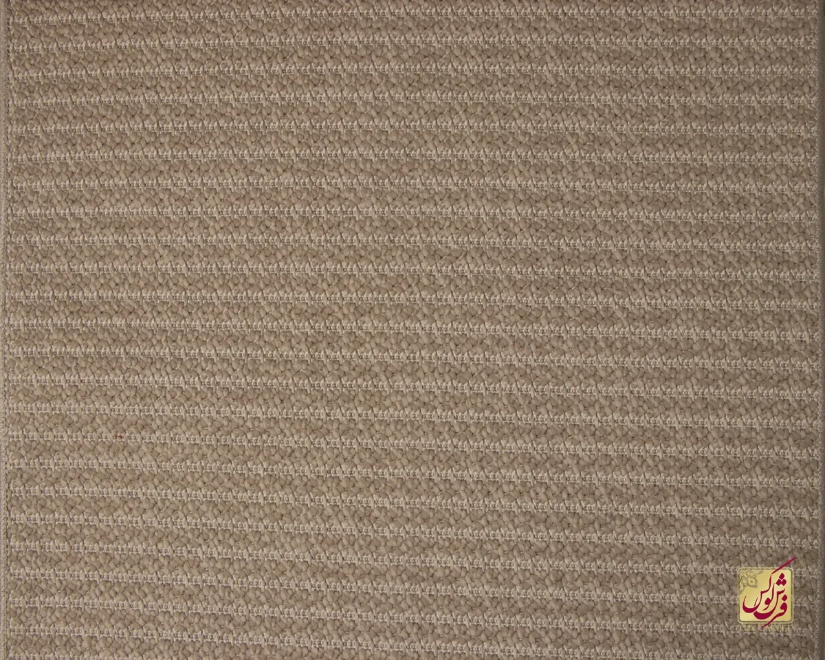 فرش کناره مینیمال 2355 کرم نسکافه ای - تصویر 5