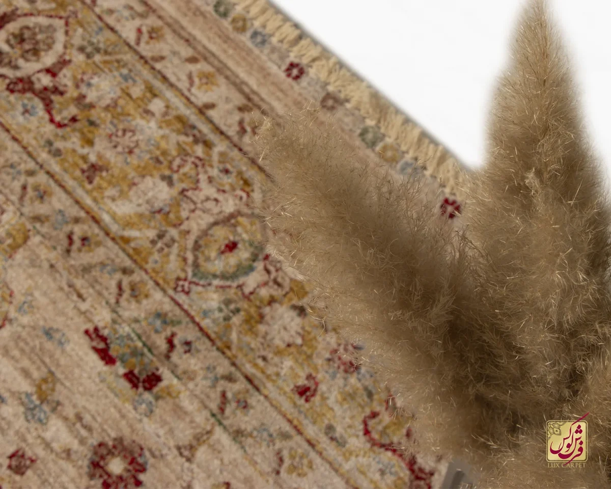 فرش وینتیج 30217 نسکافه ای لیمویی - تصویر 8