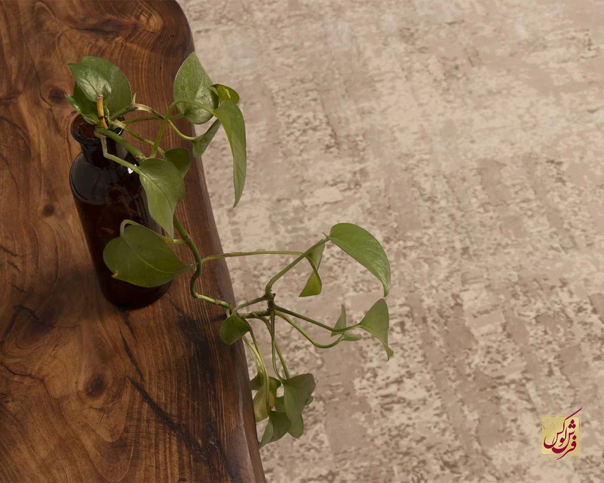 فرش وینتیج 3149 نسکافه‎‌ای کرم - تصویر 11