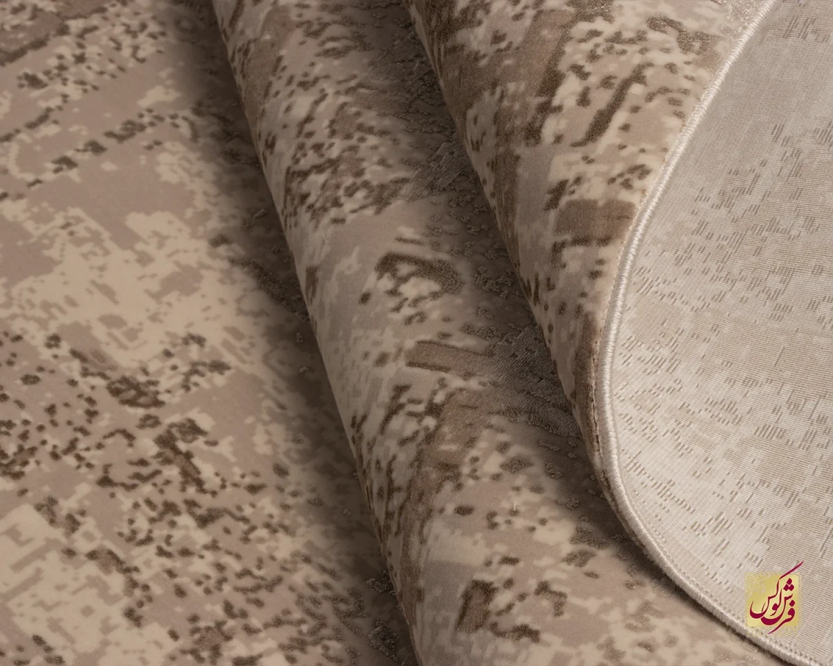 فرش وینتیج 3149 نسکافه‎‌ای کرم - تصویر 6