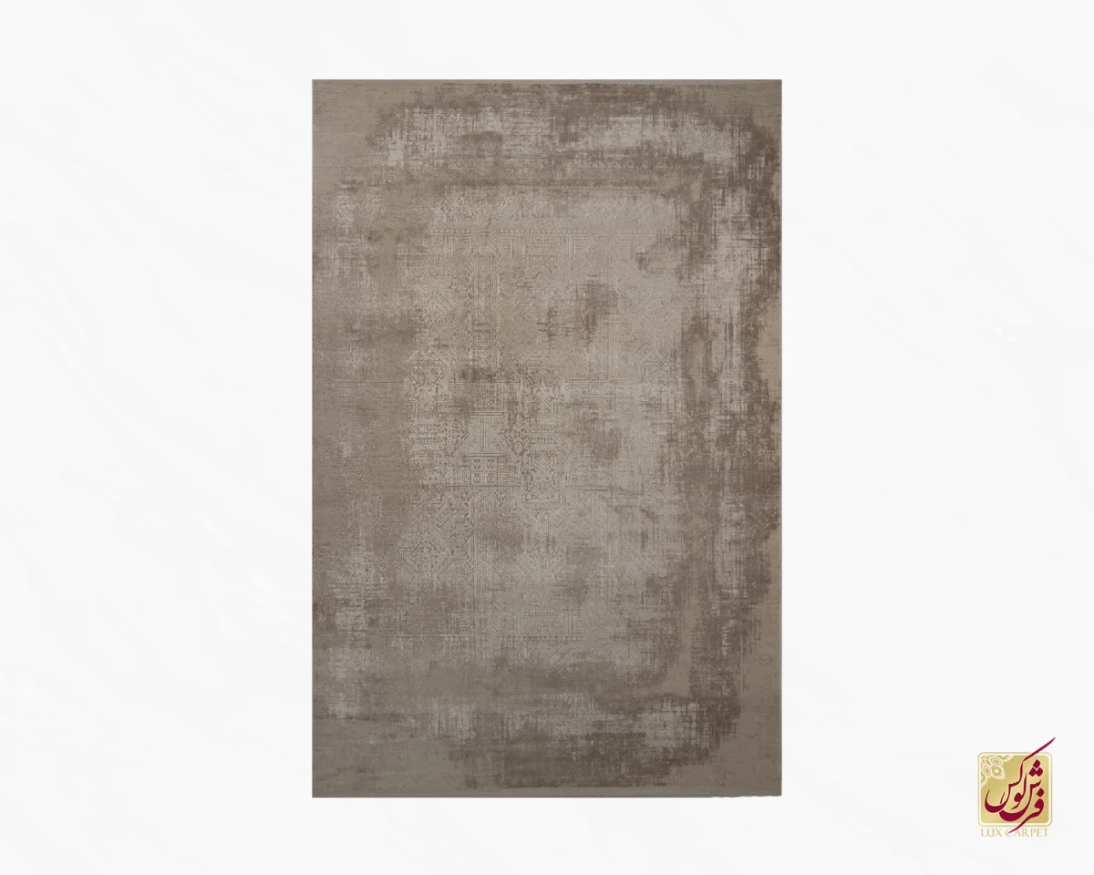 فرش وینتیج 3167 نسکافه‎‌ای کرم - تصویر 2