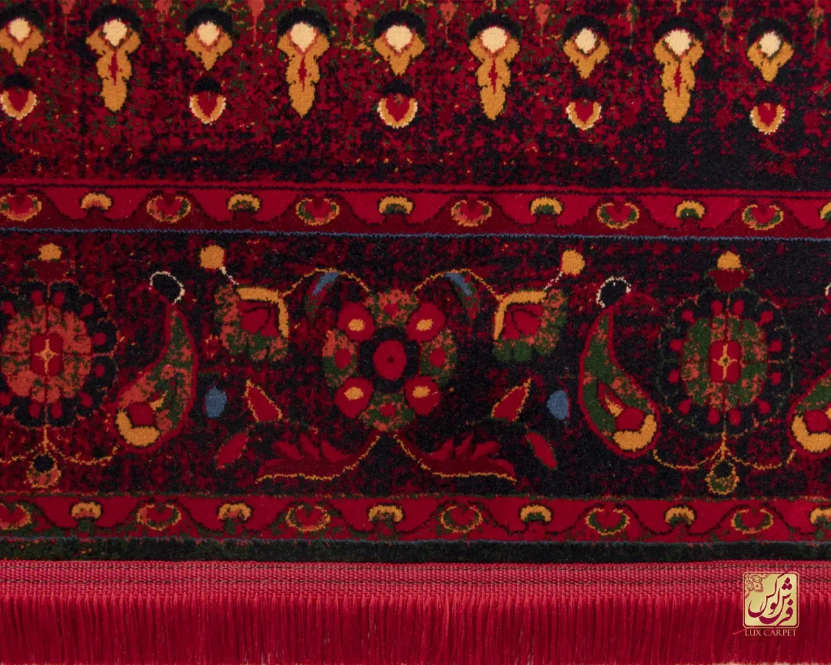 فرش وینتیج 7038 لاکی - تصویر 5