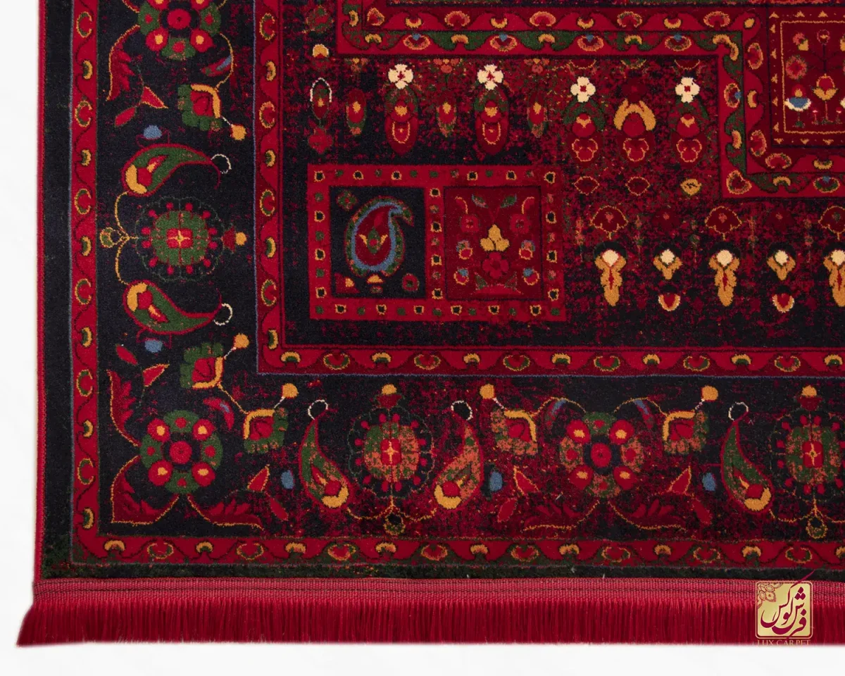 فرش وینتیج 7038 لاکی - تصویر 4