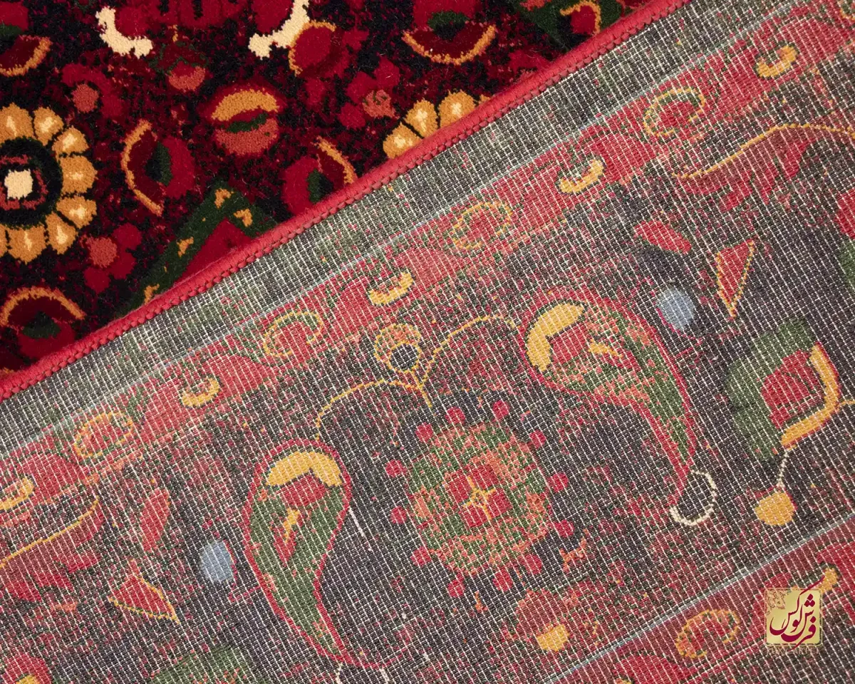 فرش وینتیج 7038 لاکی - تصویر 7