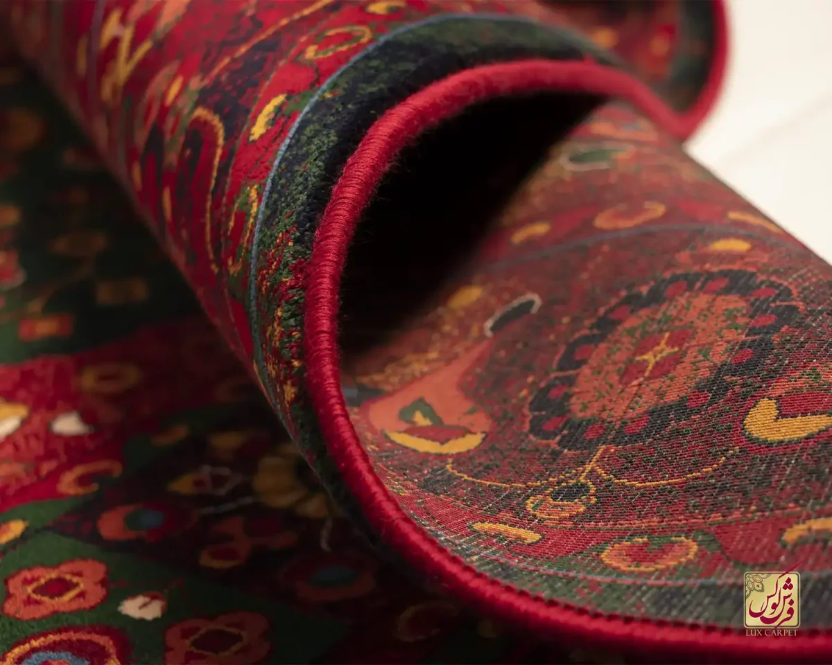 فرش وینتیج 7038 لاکی - تصویر 8