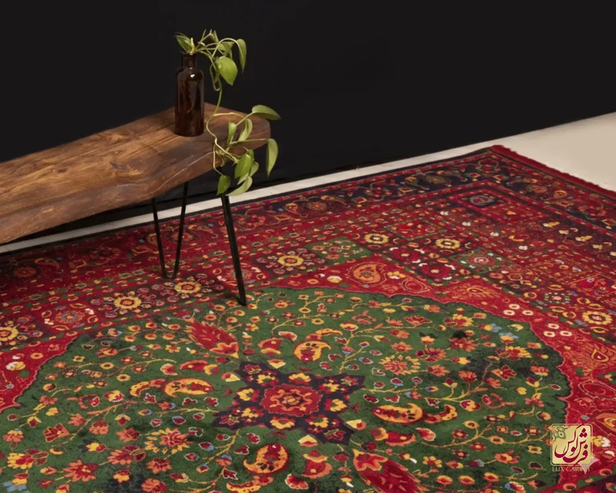 7040-6 1 (7) فرش وینتیج 7038 لاکی - تصویر 1