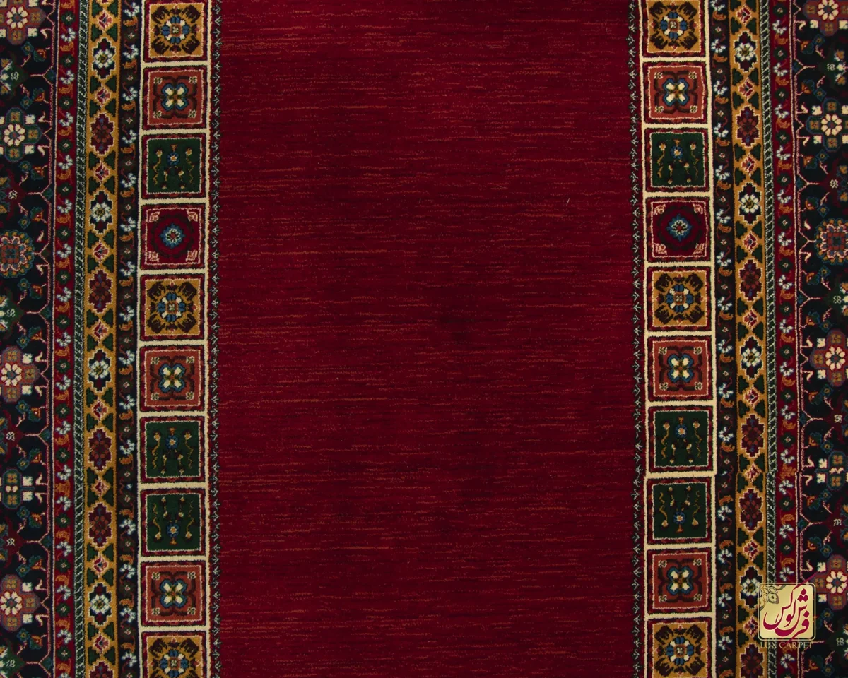 فرش کلاسیک 7044 قرمز کرم - تصویر 3