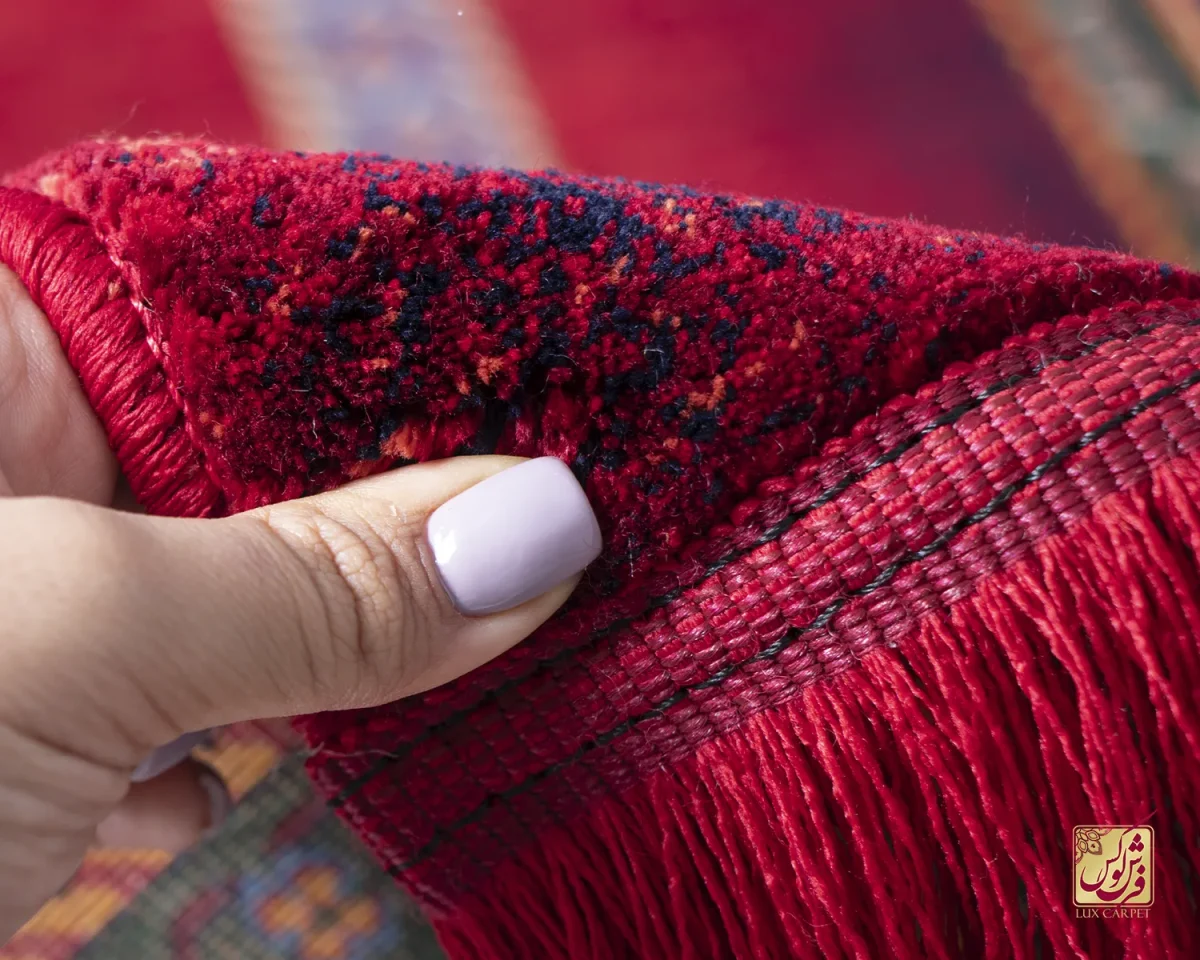 فرش وینتیج 7045 لاکی - تصویر 8