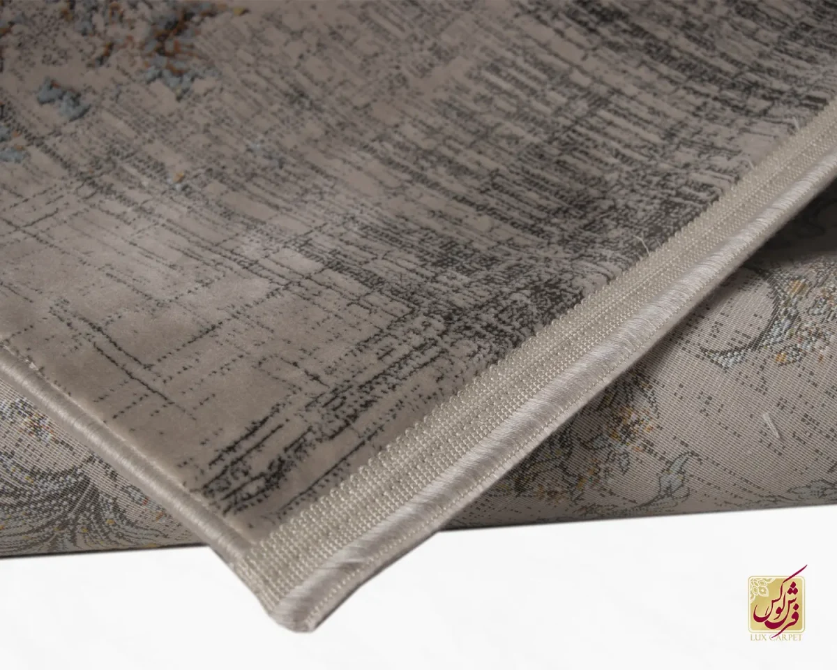 فرش کناره وینتیج 807 نسکافه‌ای ذغالی - تصویر 4