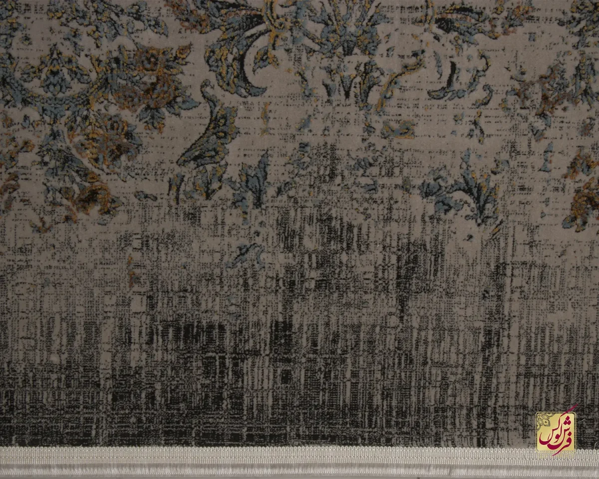 فرش کناره وینتیج 807 نسکافه‌ای ذغالی - تصویر 5