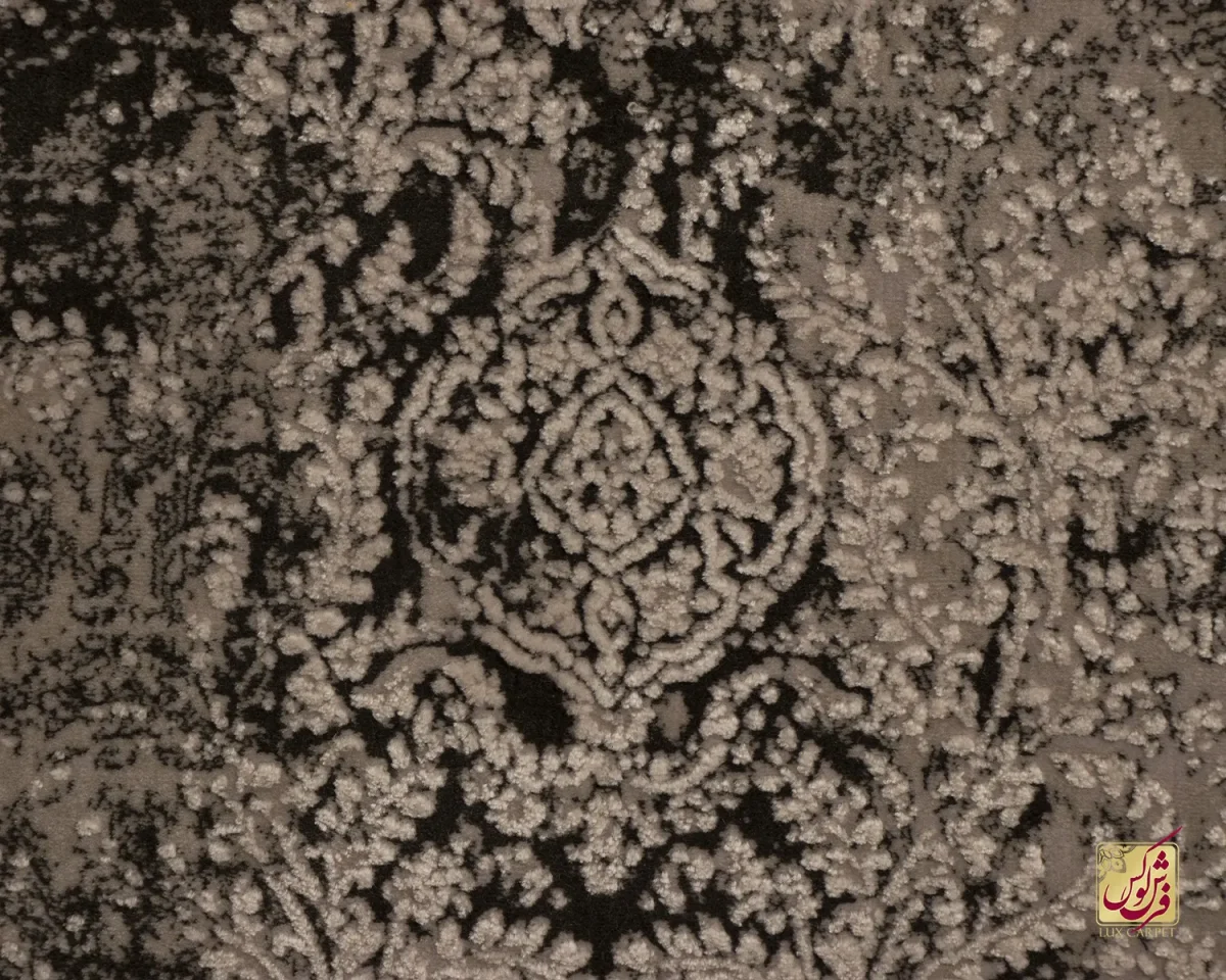 فرش کناره وینتیج 420 طوسی سبز - تصویر 6