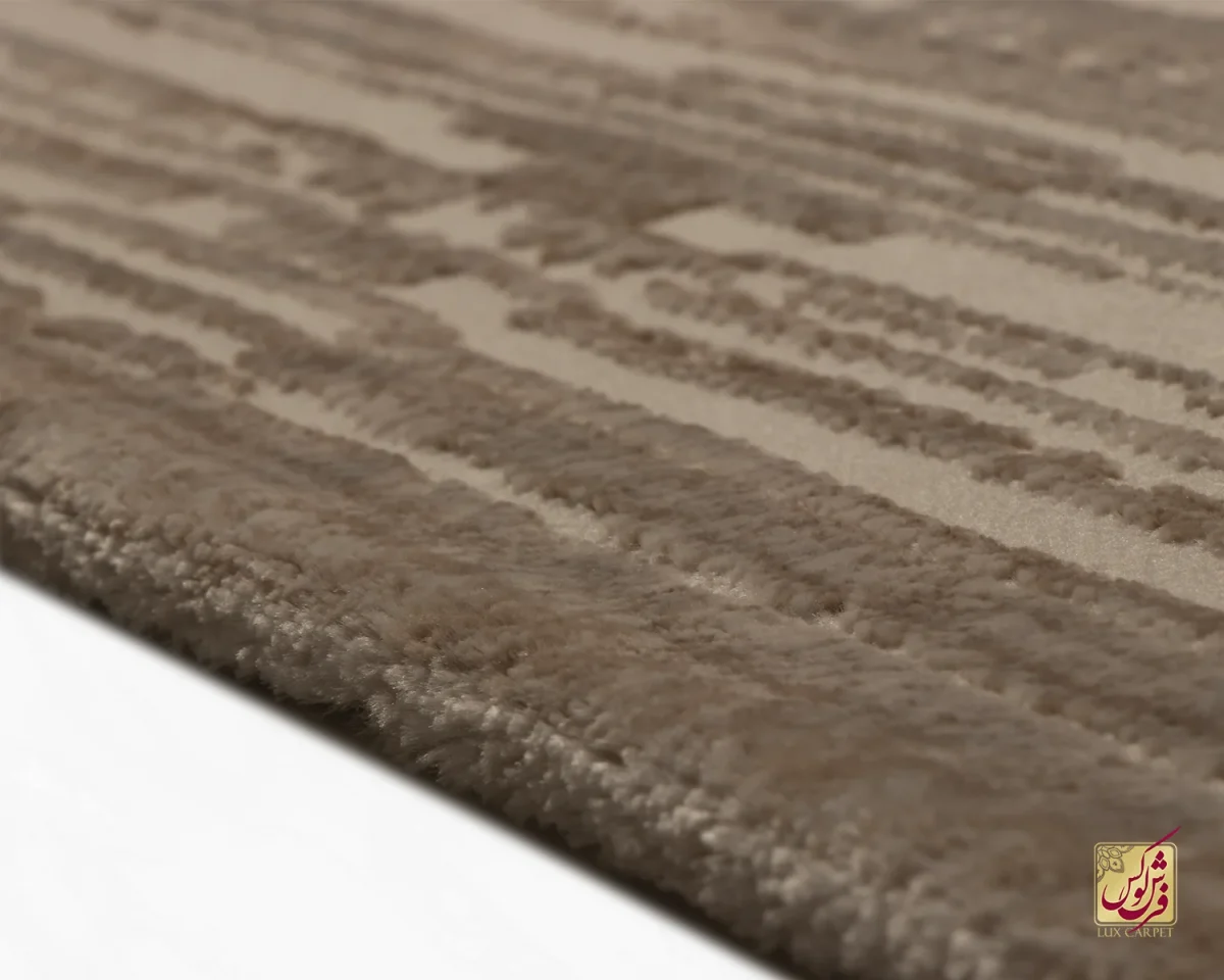 فرش مینیمال 9205 کرم نسکافه‌ای - تصویر 6