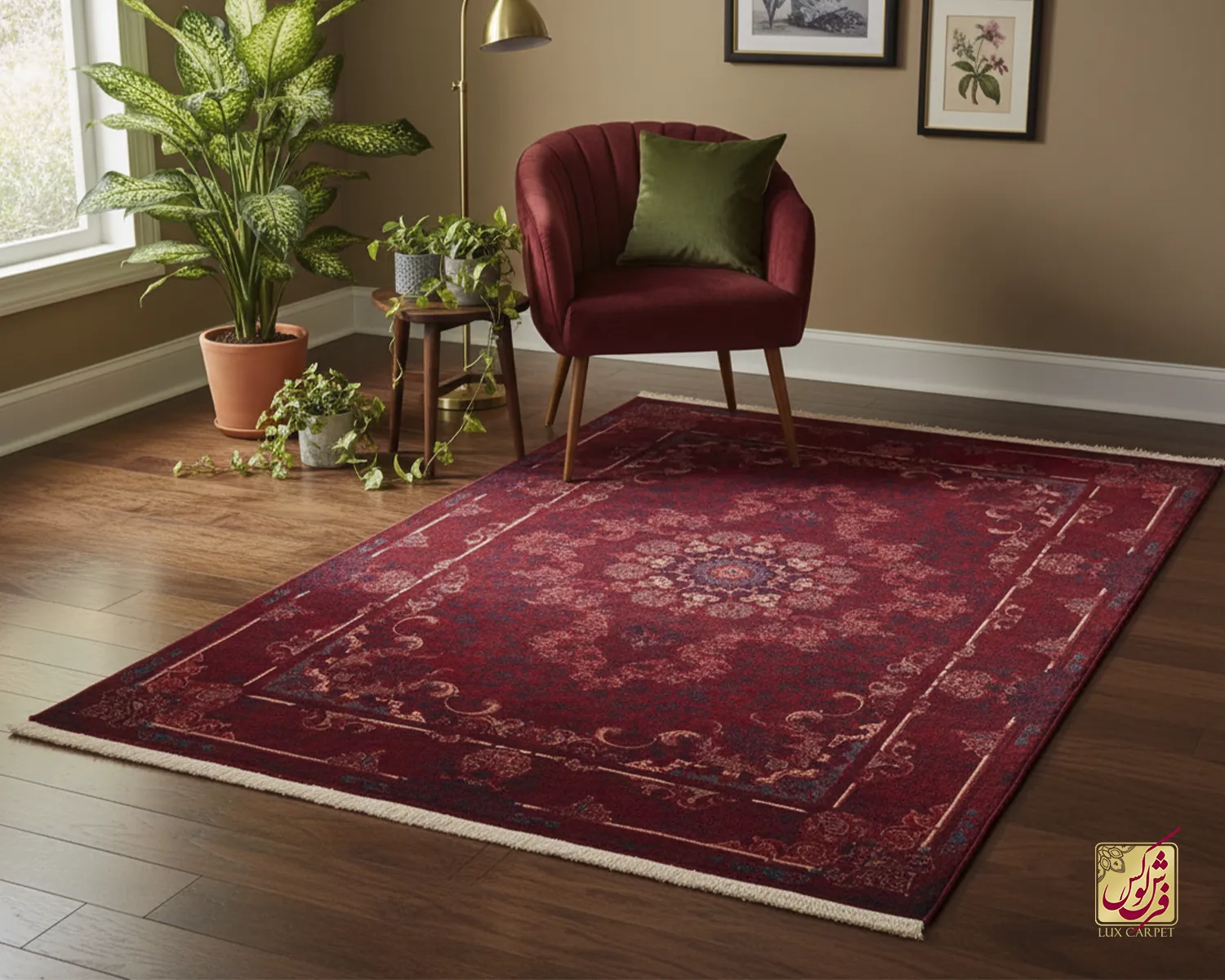 فرش ماشینی سرمه ای