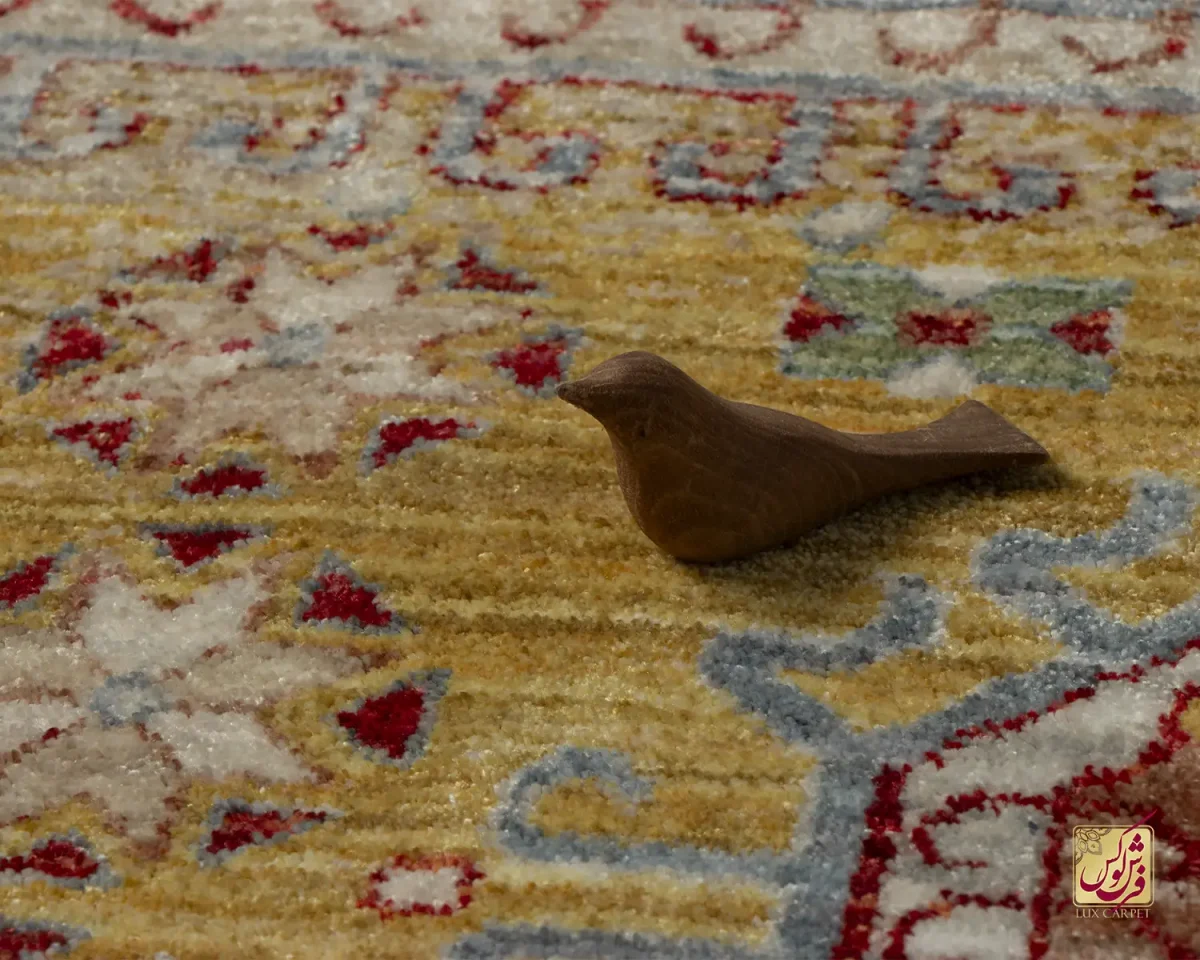 فرش وینتیج 30156 کرم لیمویی - تصویر 11