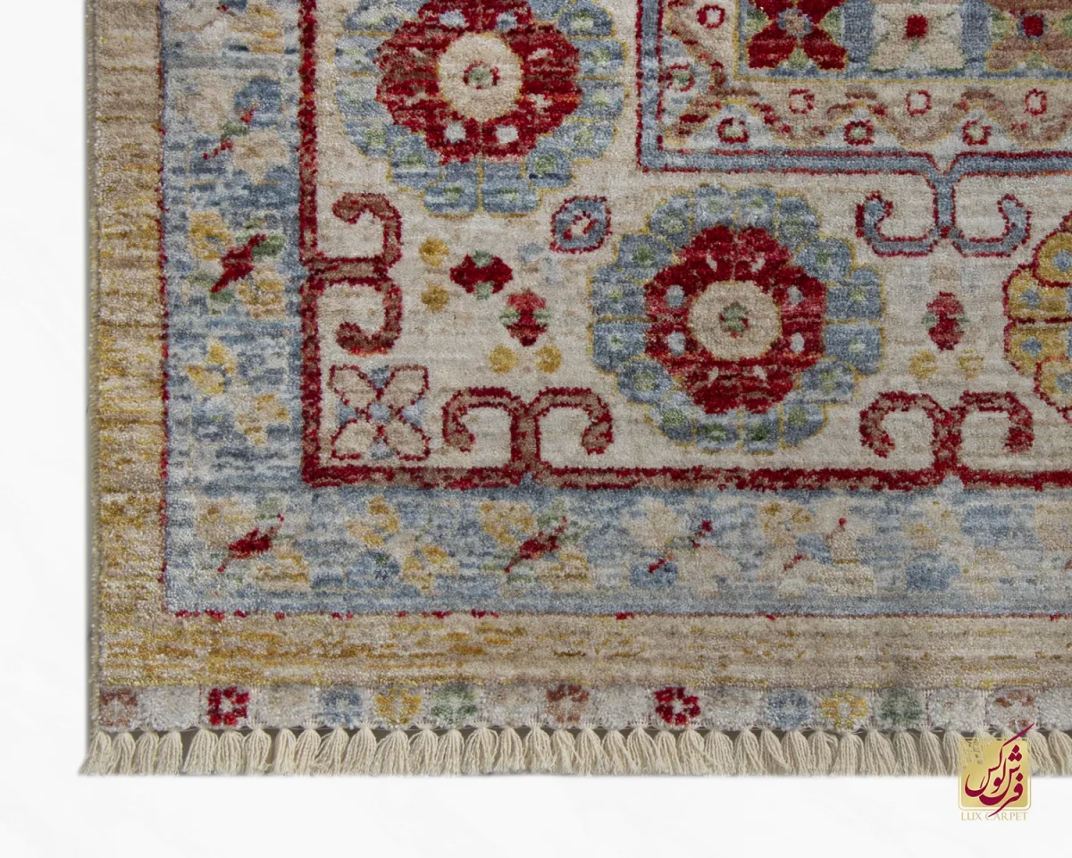 فرش وینتیج 30156 کرم لیمویی - تصویر 5