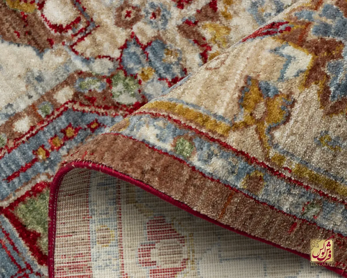 فرش وینتیج 30181 لاکی نسکافه ای - تصویر 7