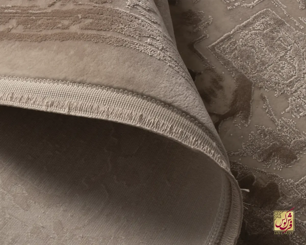 فرش وینتیج 3075 نسکافه‌ای کرم - تصویر 9