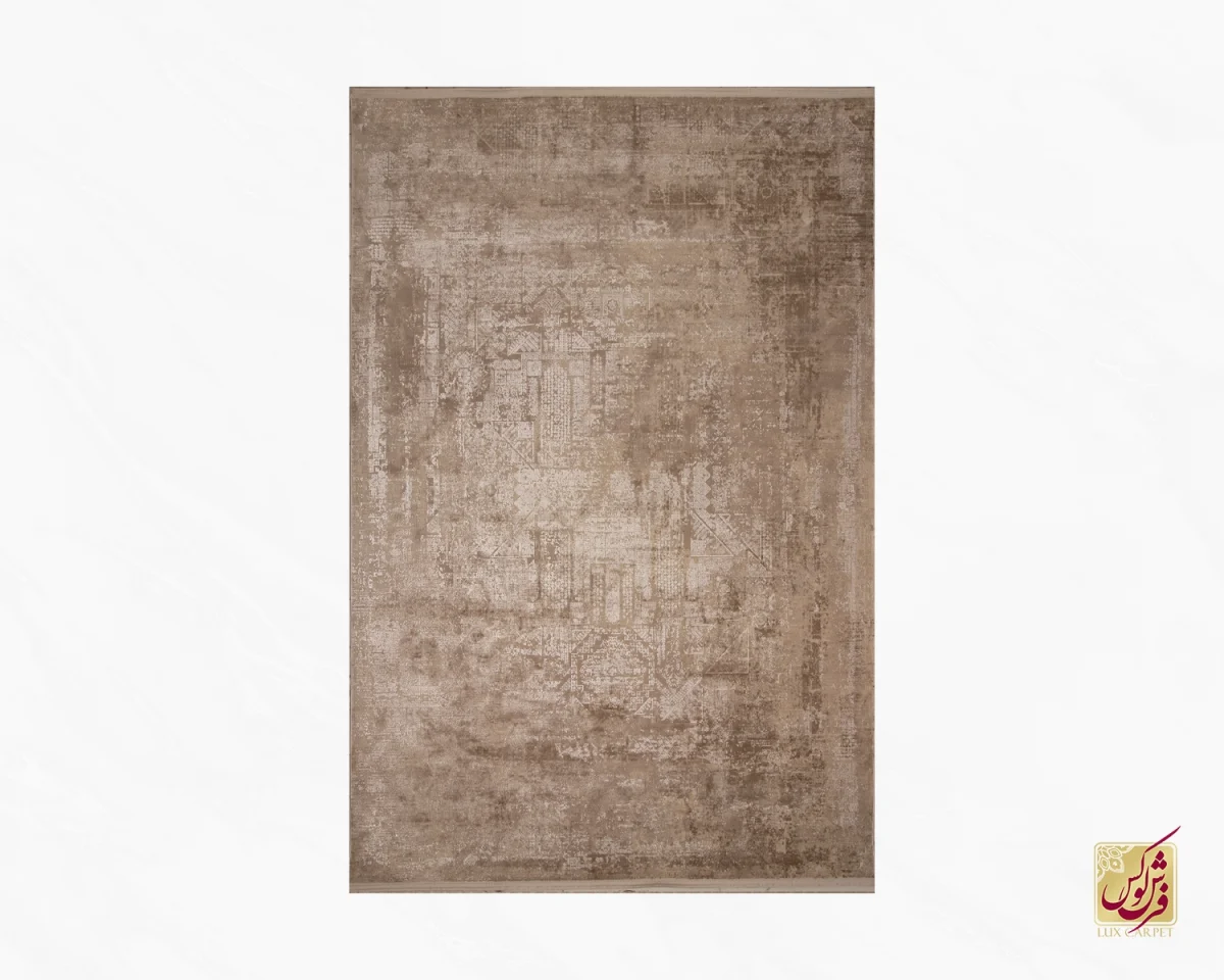 فرش وینتیج 3112 نسکافه‎‌ای کرم - تصویر 2