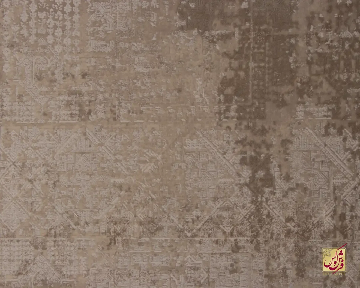 فرش وینتیج 3112 نسکافه‎‌ای کرم - تصویر 3