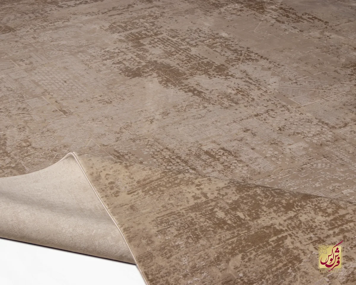 فرش وینتیج 3112 نسکافه‎‌ای کرم - تصویر 9