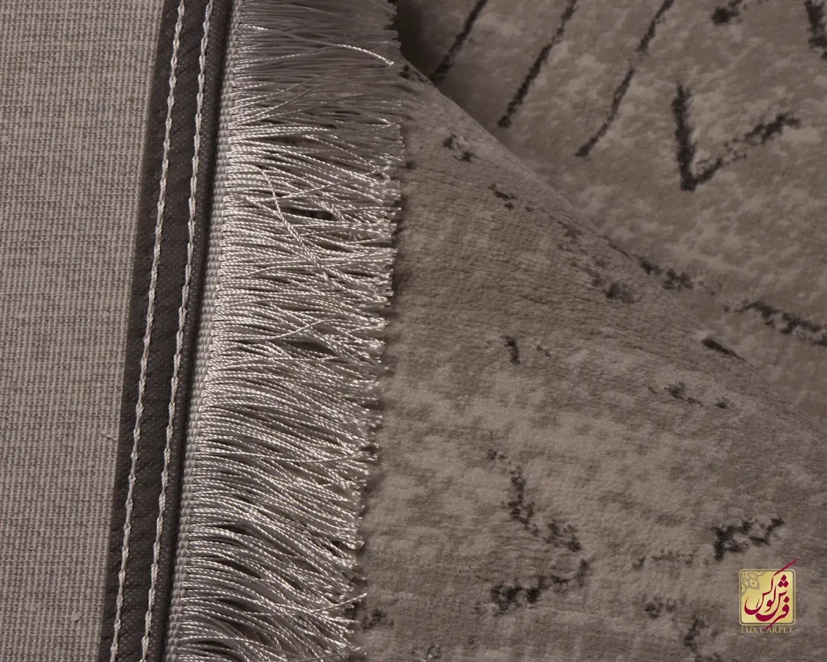 فرش مینیمال 7710 کرم طوسی - تصویر 10