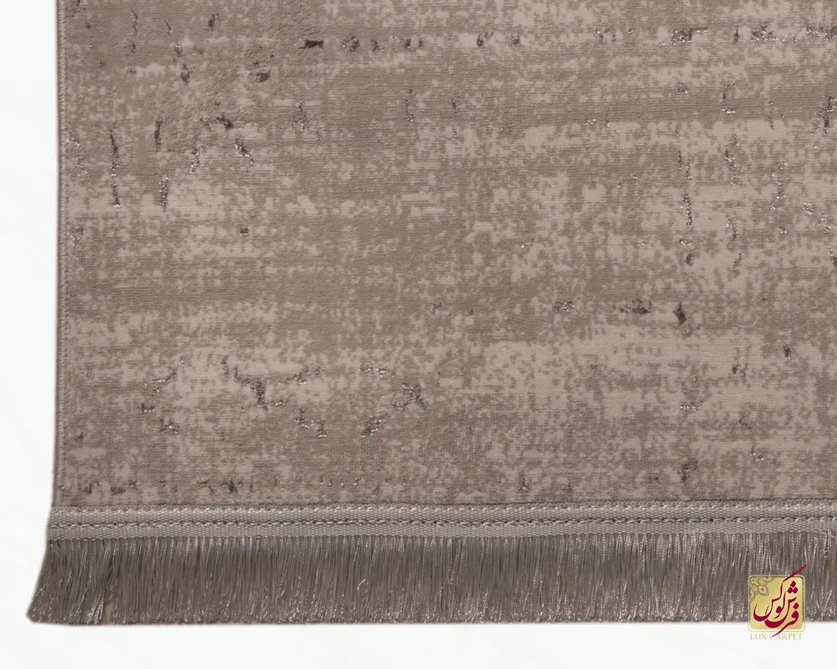 فرش مینیمال 7710 کرم طوسی - تصویر 5