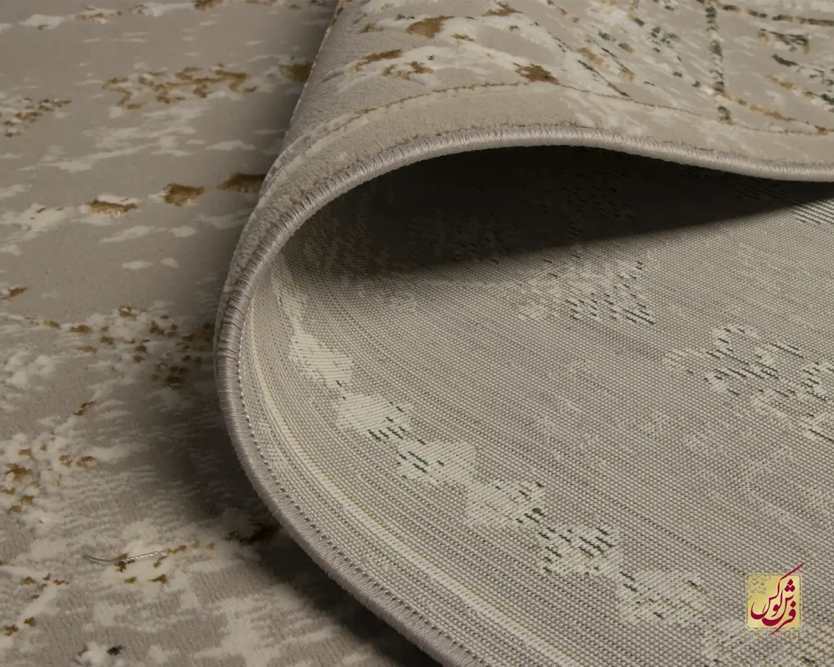 فرش مینیمال 7765 طوسی کرم - تصویر 6