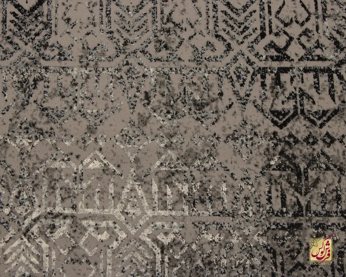 فرش وینتیج 9103 طوسی کرم - تصویر 3