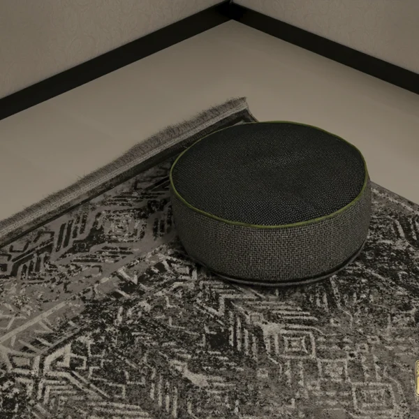 فرش وینتیج 9103 طوسی کرم