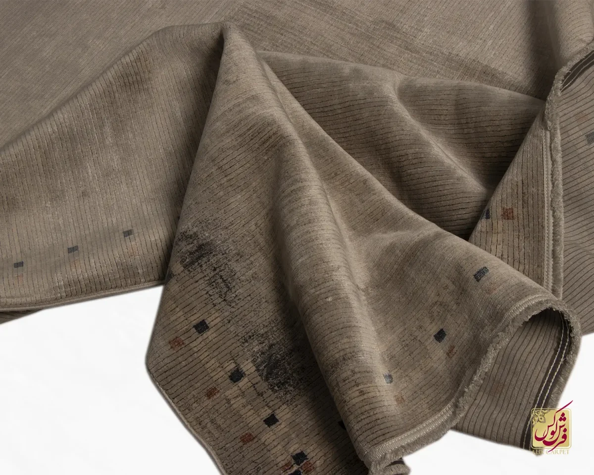 فرش وینتیج s430g طوسی - تصویر 6
